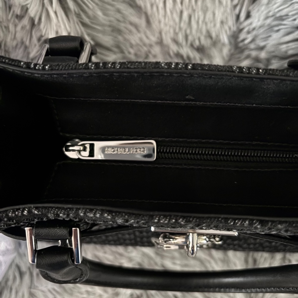 🖤🩶NWT Black Michael Kors Hamilton Satchel🩶🖤 - Picture 3 of 6